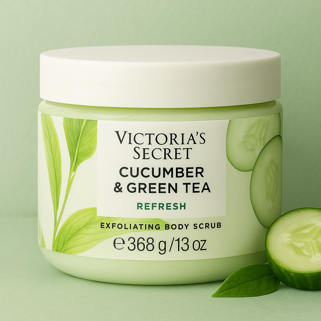 Cucumber & Green Tea Exfoliating Body Scrub - 368g