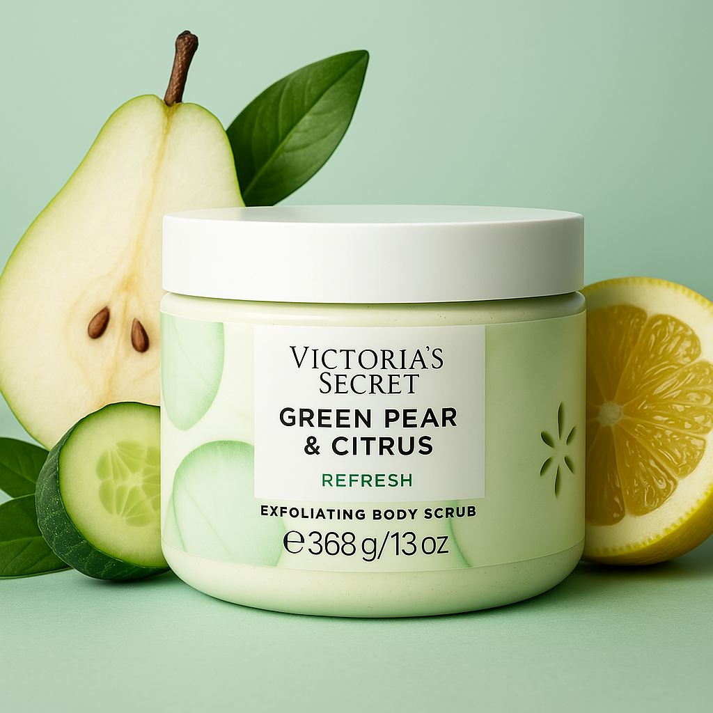 Green Pear & Citrus Exfoliating Body Scrub -386g