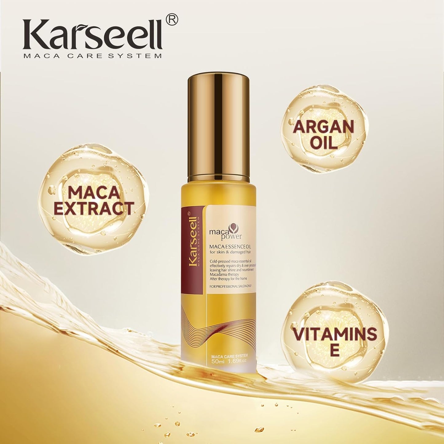 Karseell Moroccan Argan Oil for Hair Healing 50ml