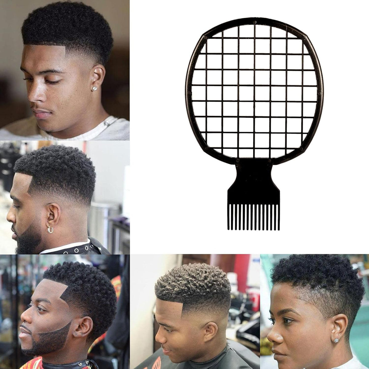 Hair Racket – Curl-Defining Comb Tool