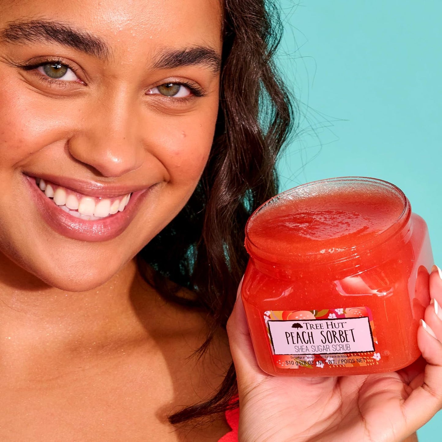 Tree Hut Peach Sorbet Shea Sugar Scrub