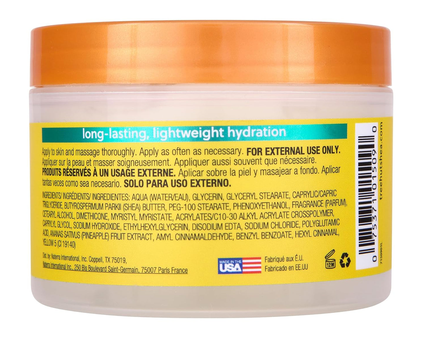 Tree Hut Pineapple Whipped Shea Body Butter