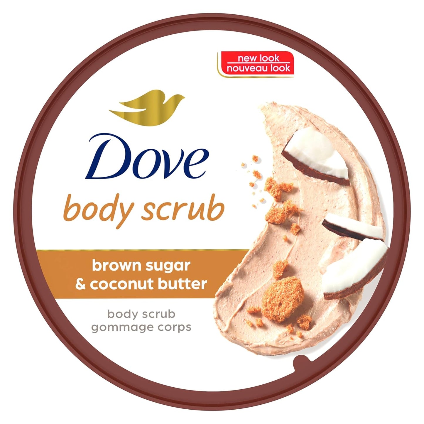 Dove Exfoliating Body Polish Scrub with Brown Sugar & Coconut Butter