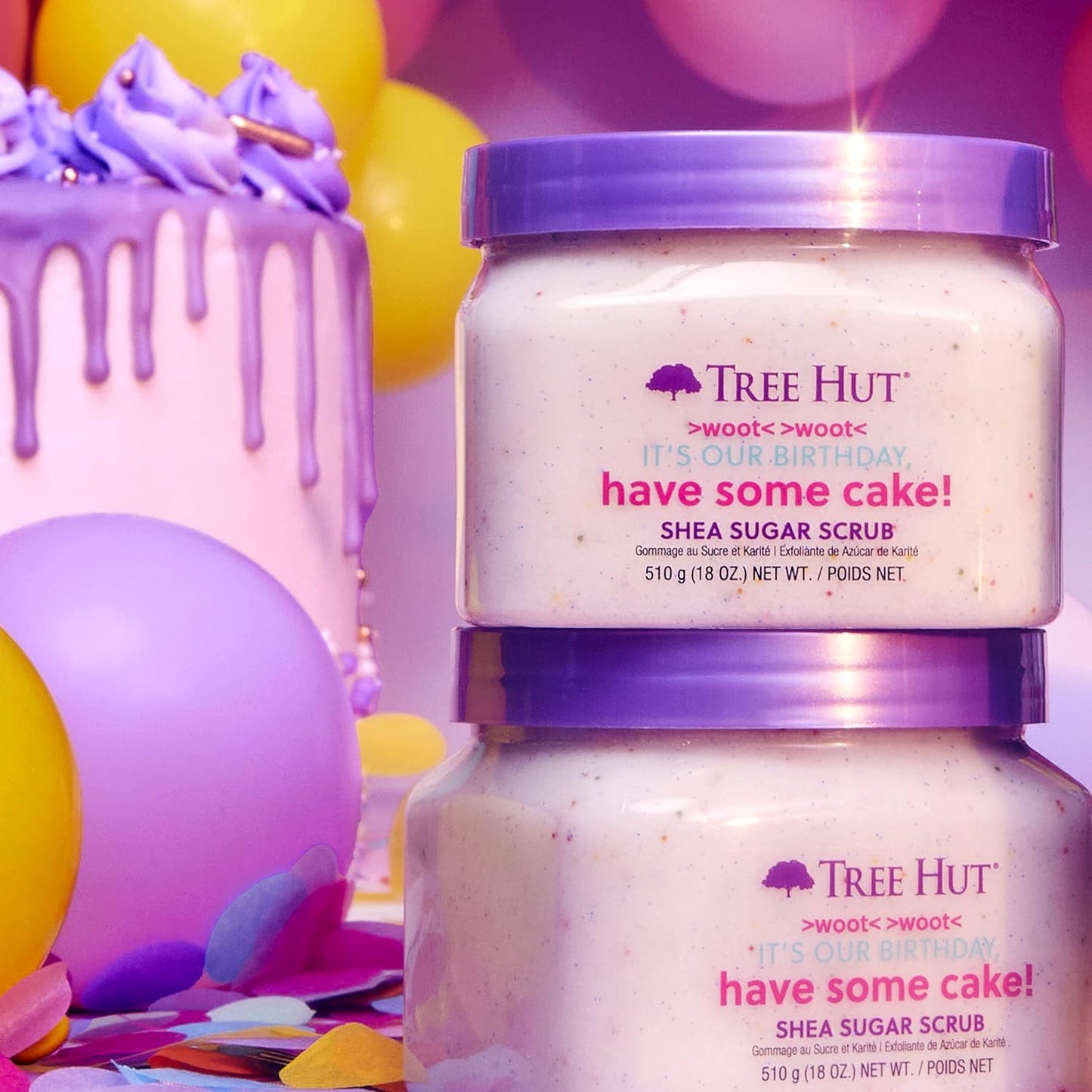 Tree Hut Exfoliating Shea Sugar Scrub – Birthday Cake