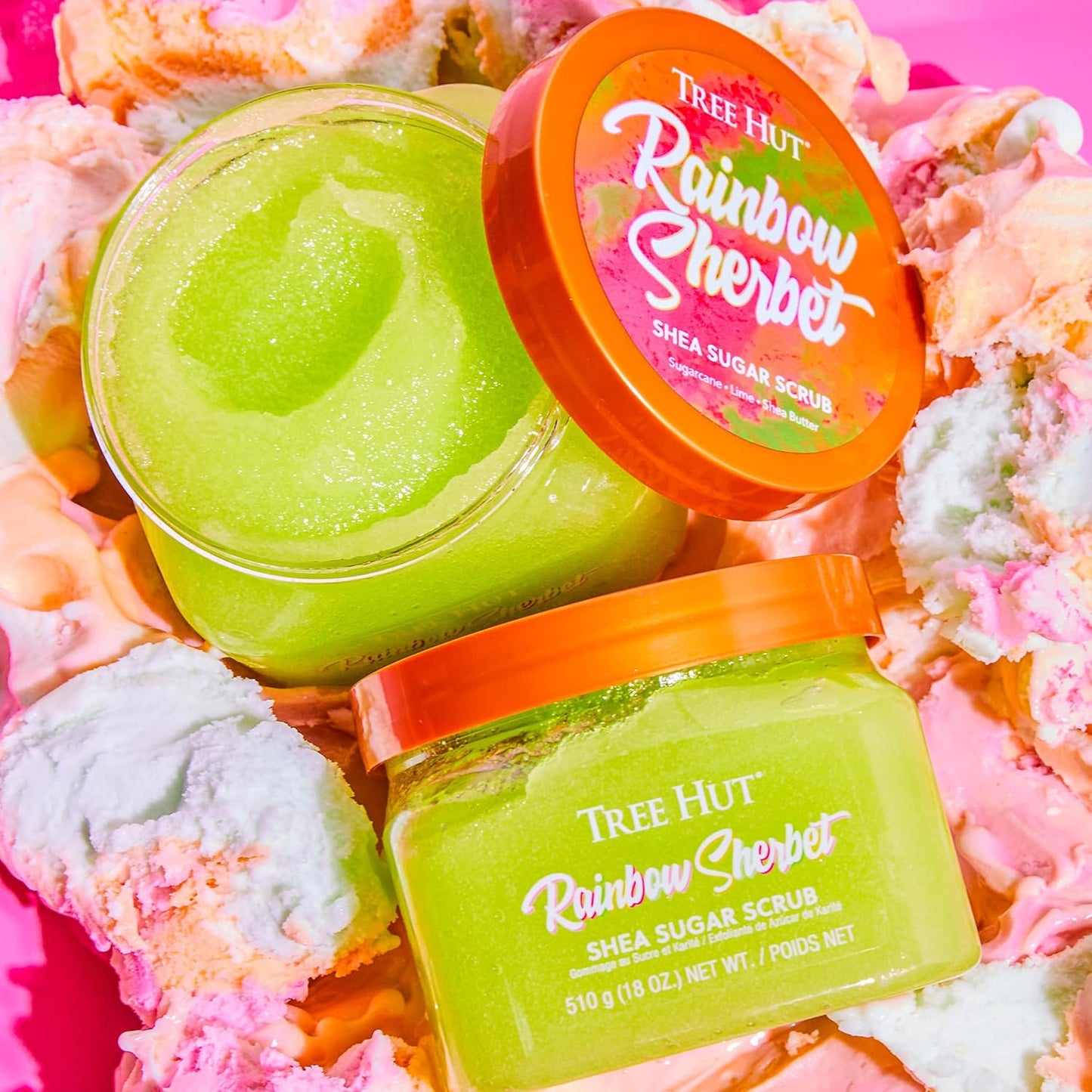 Tree Hut Rainbow Sherbet Shea Sugar Scrub