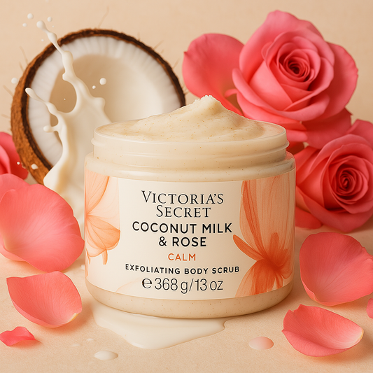 Coconut Milk & Rose Exfoliating Body Scrub