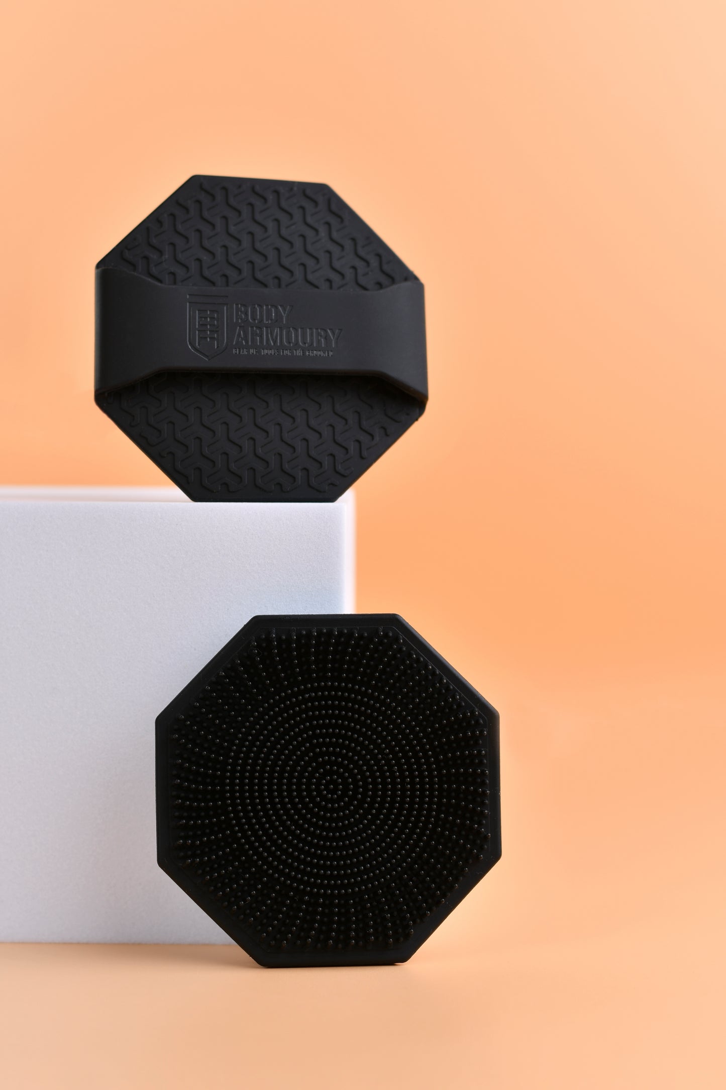 Body Armoury Silicone Face Scrubber- Black