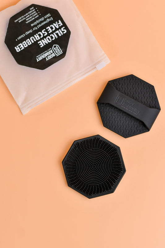 Body Armoury Silicone Face Scrubber- Black