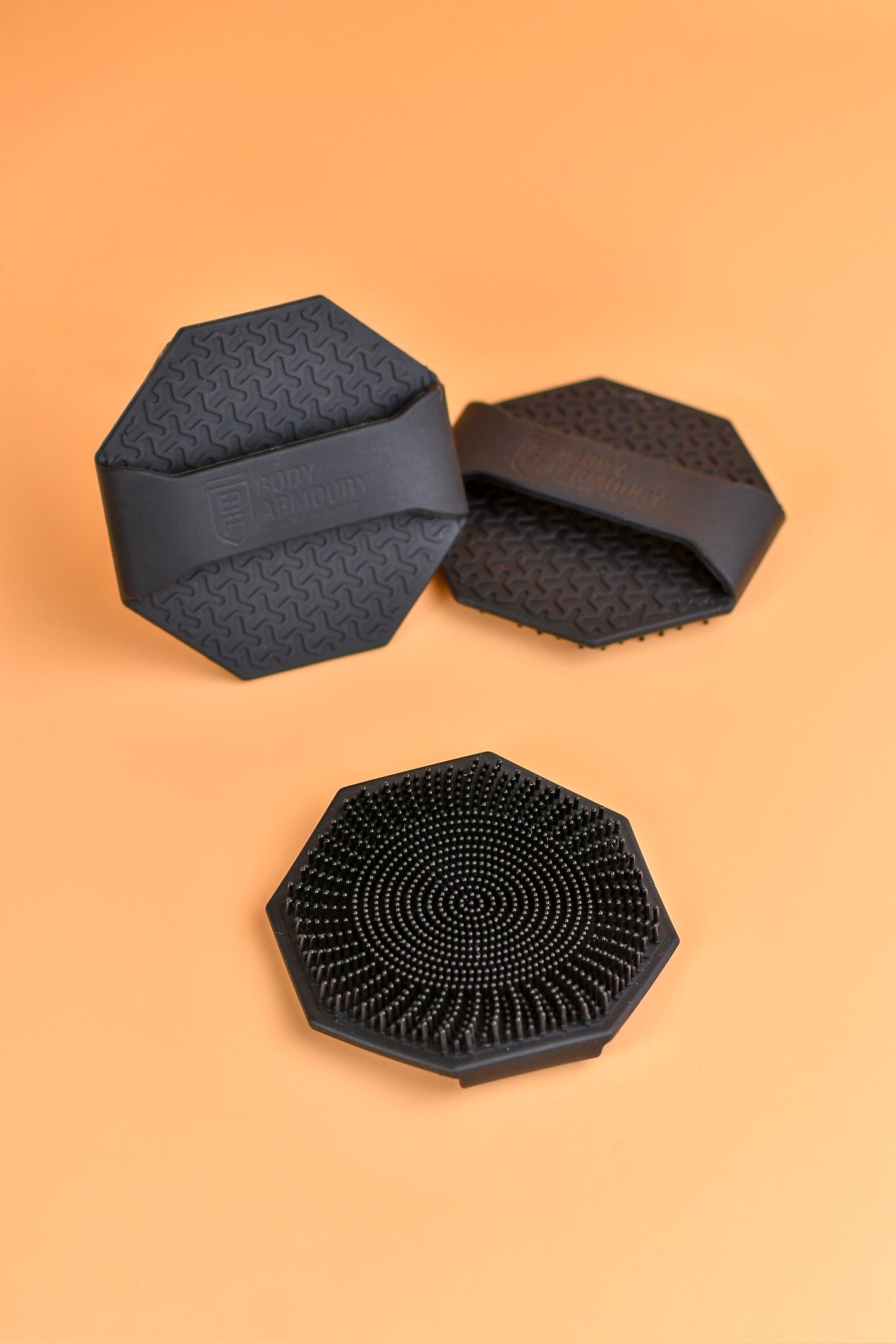 Body Armoury Silicone Face Scrubber- Black