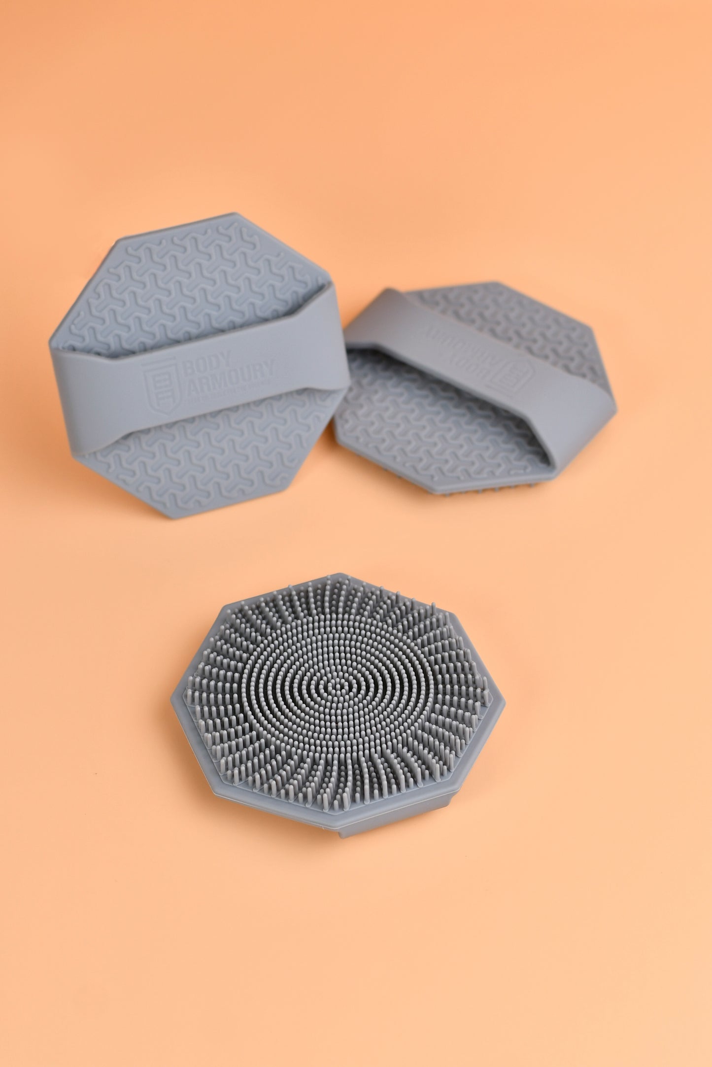 Body Armoury Silicone Face scrubber -Grey