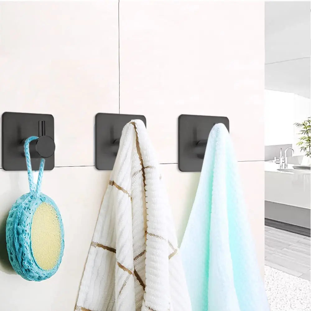 Self-Adhesive Waterproof Stainless Steel Hooks