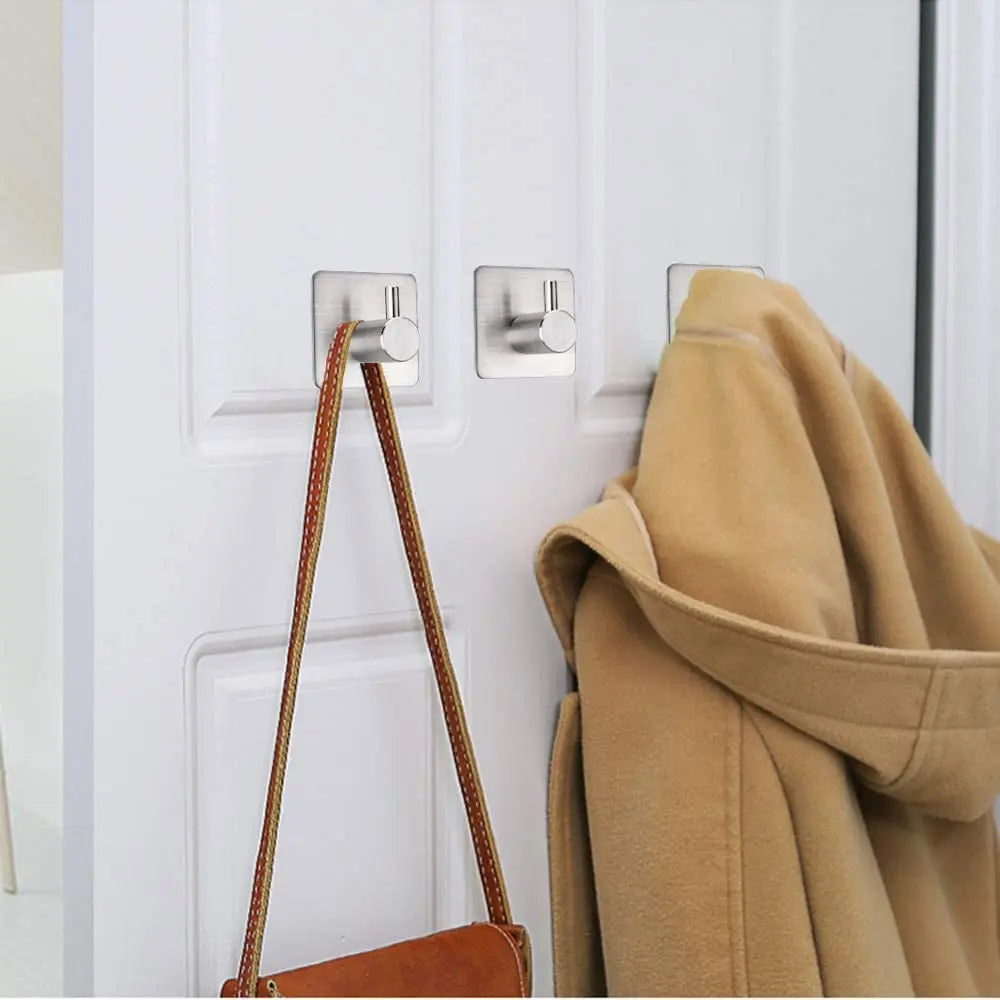 Self-Adhesive Waterproof Stainless Steel Hooks