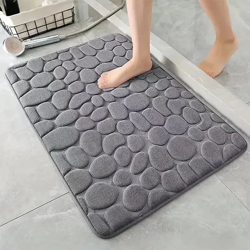 3D Non-Slip Bathroom Mat - Soft Memory Foam Comfort