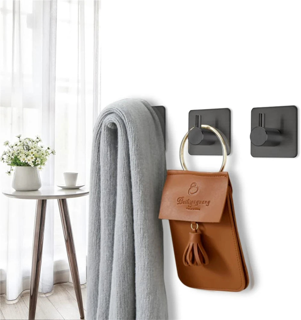 Self-Adhesive Waterproof Stainless Steel Hooks