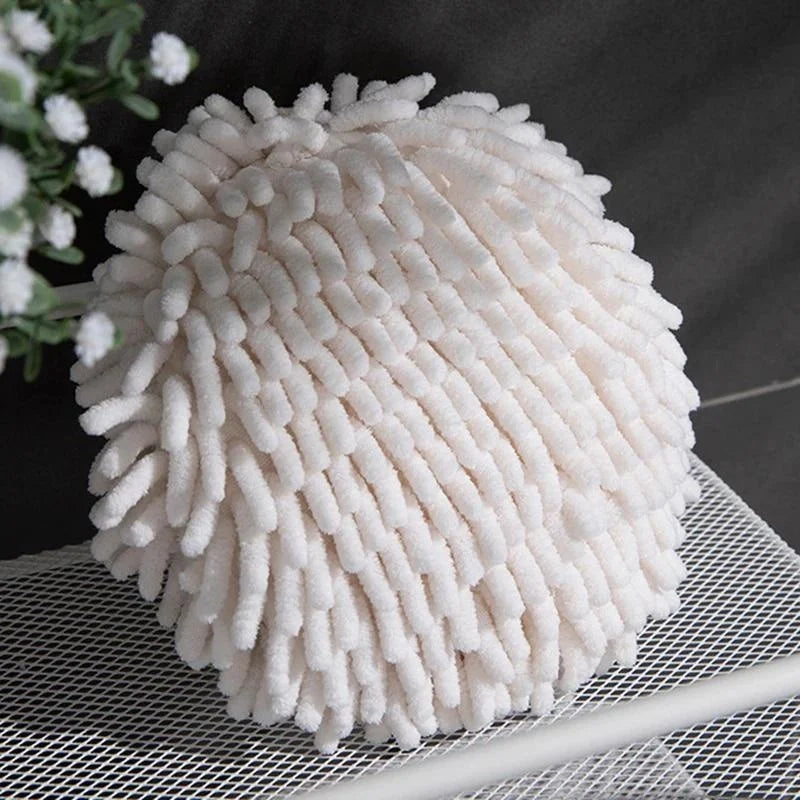 Fuzzy Ball Towel