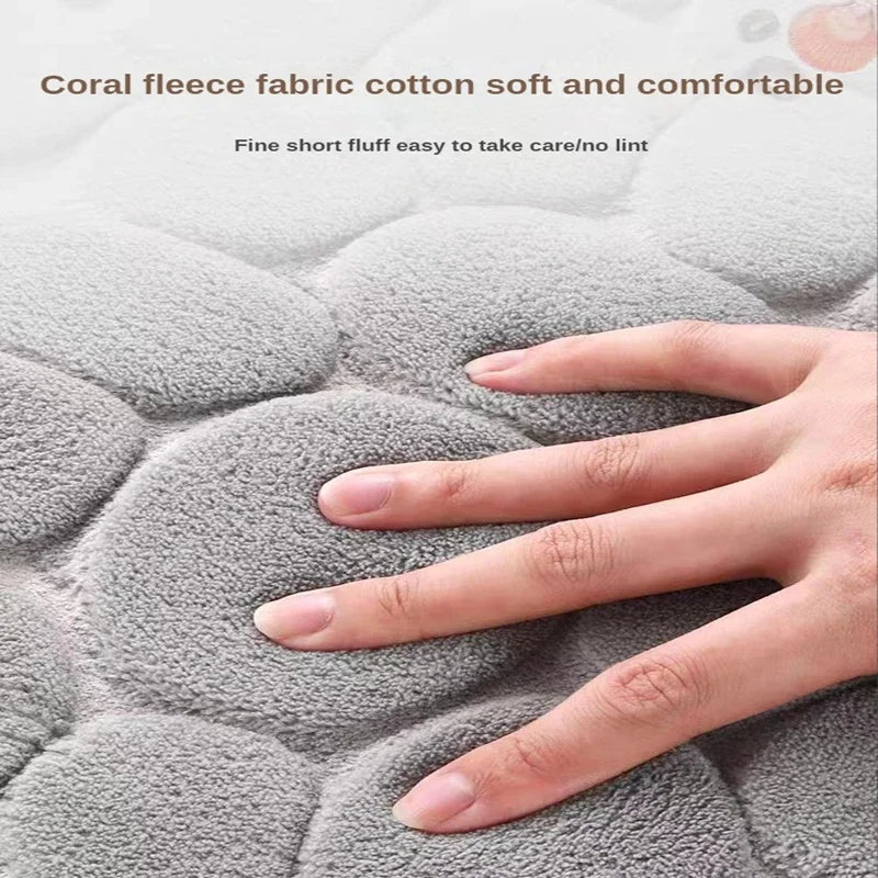 3D Non-Slip Bathroom Mat - Soft Memory Foam Comfort