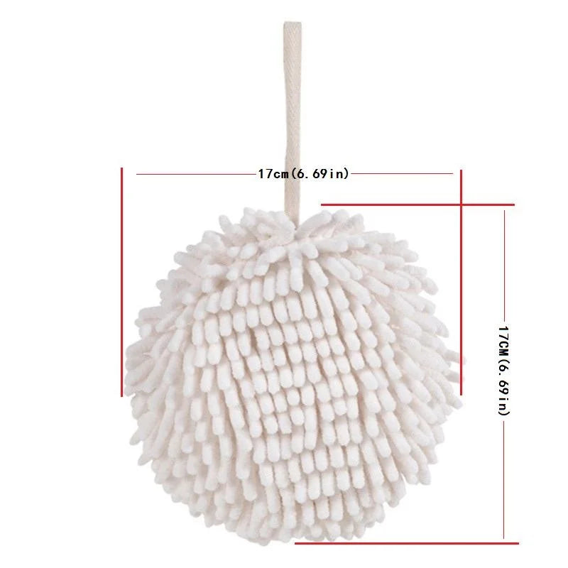 Fuzzy Ball Towel