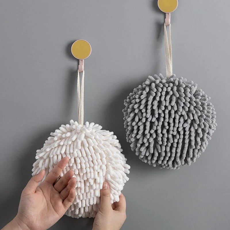 Fuzzy Ball Towel