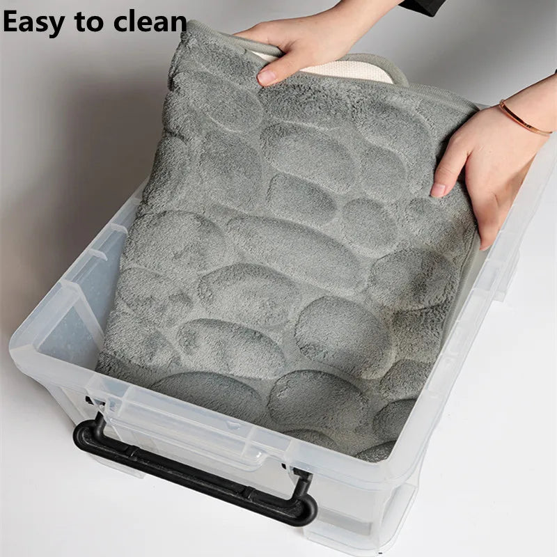 Bathroom mats sets of 2 or 3 pcs(1 Toilet cover, bottom toilet mat or 1 bathroom mat)