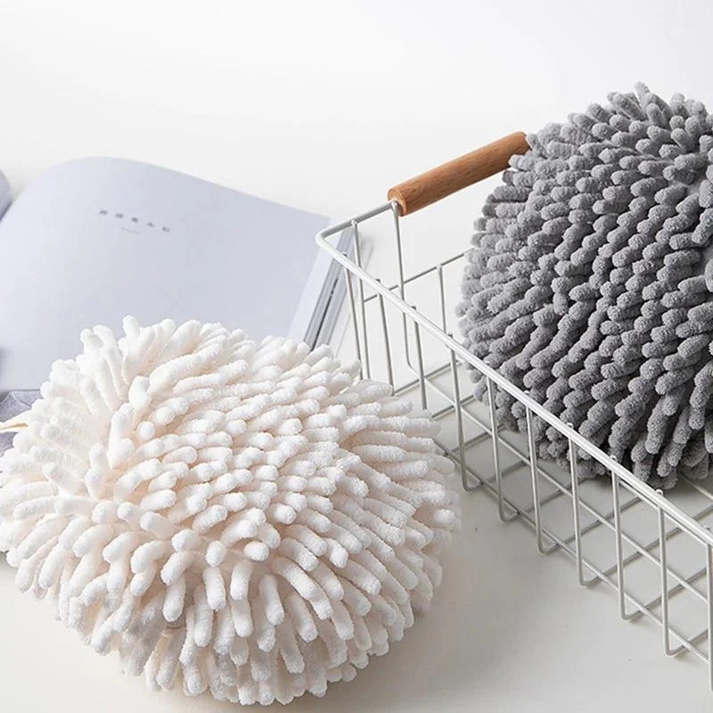 Fuzzy Ball Towel