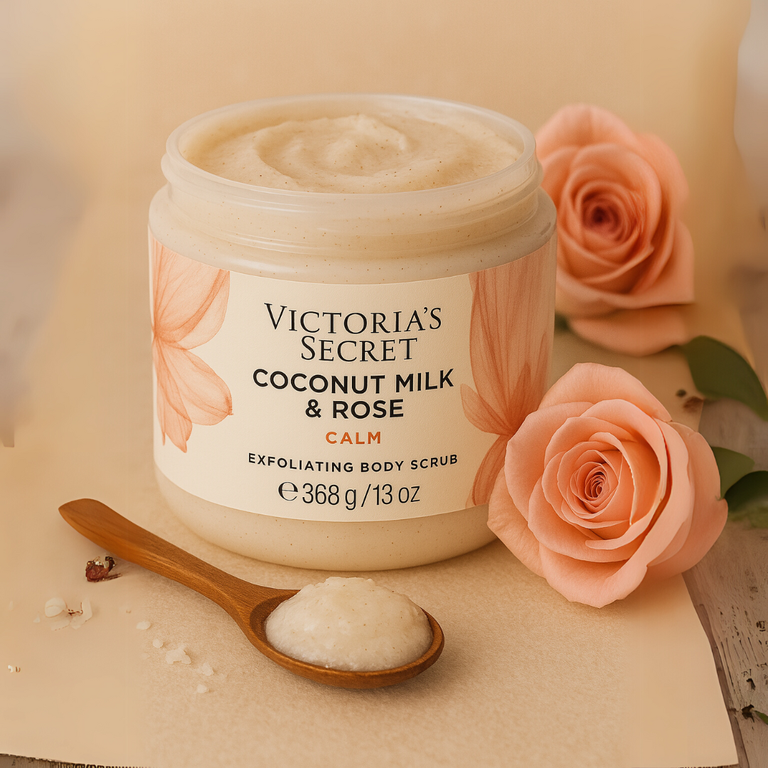 Coconut Milk & Rose Exfoliating Body Scrub