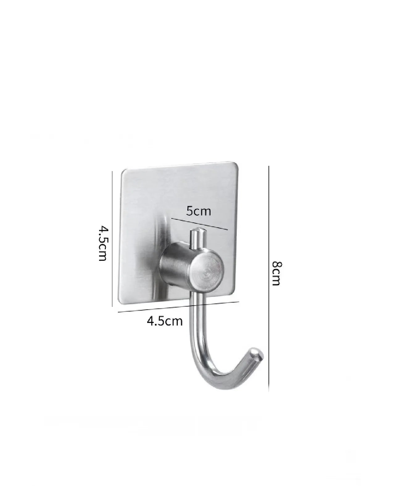Self adhesive bathroom hooks