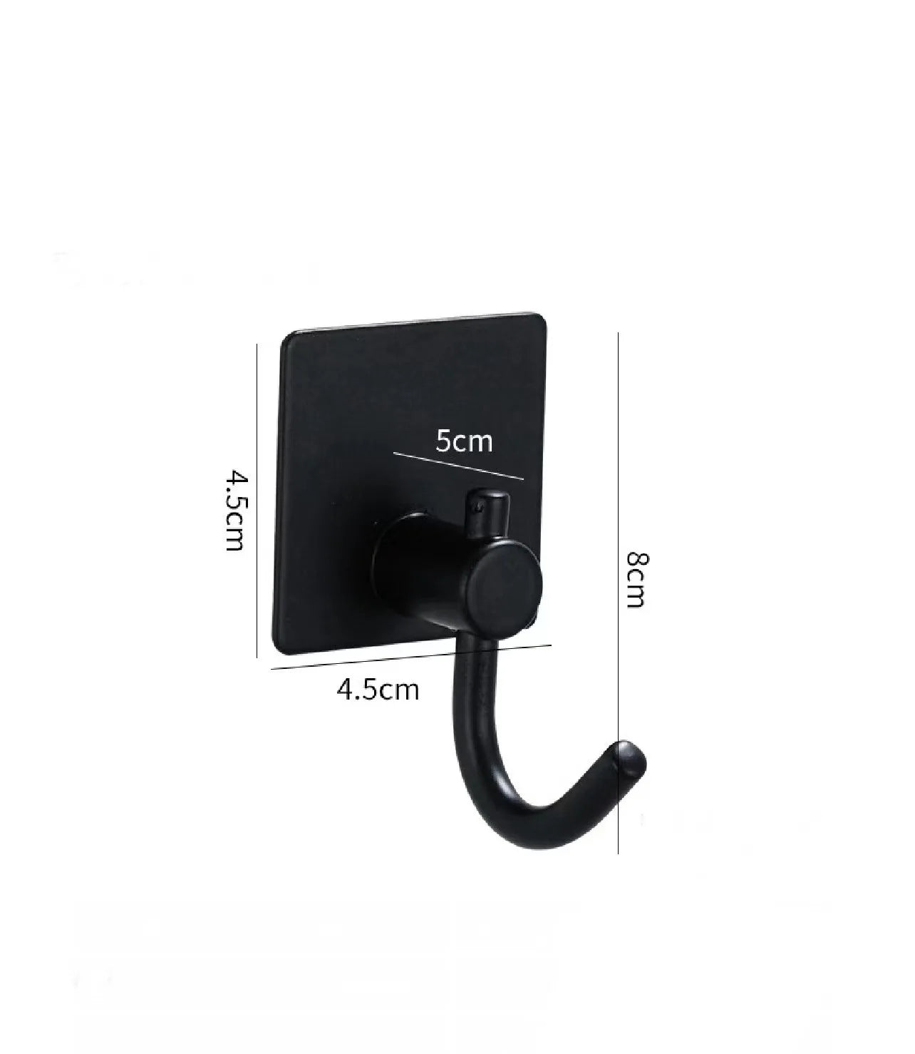 Self adhesive bathroom hooks
