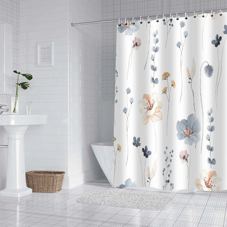 Floral Shower Curtain (Design 2)