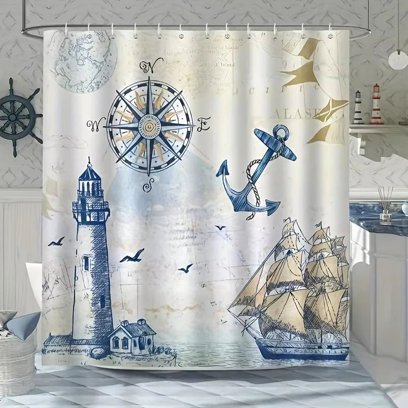 Art Design Shower Curtains -Polyester