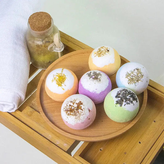 Dry Flower Bath bomb Gift Set(6 Bath Bombs) NOVARA KE