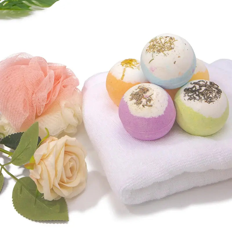 Dry Flower Bath bomb Gift Set(6 Bath Bombs) NOVARA KE