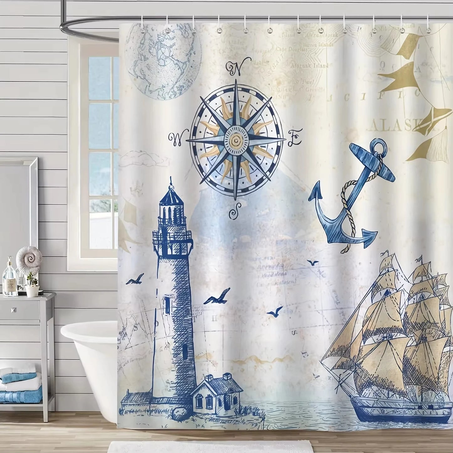 Art Design Shower Curtains -Polyester