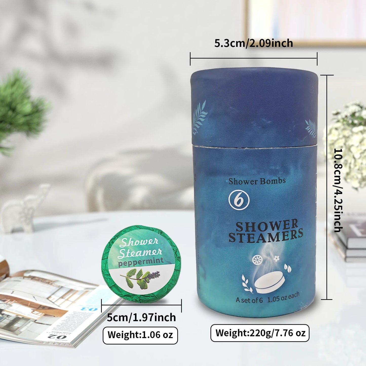 Shower Steamers with Organic & Natural Fragrance