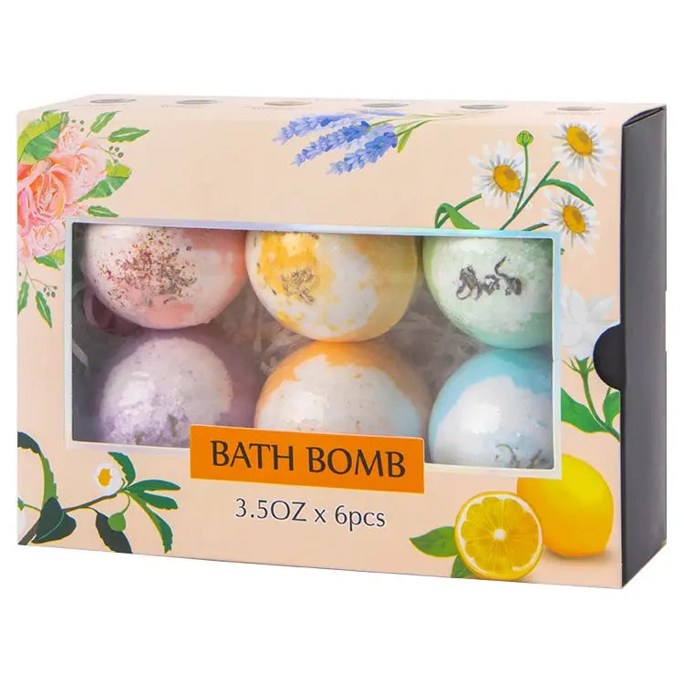 Dry Flower Bath bomb Gift Set(6 Bath Bombs) NOVARA KE