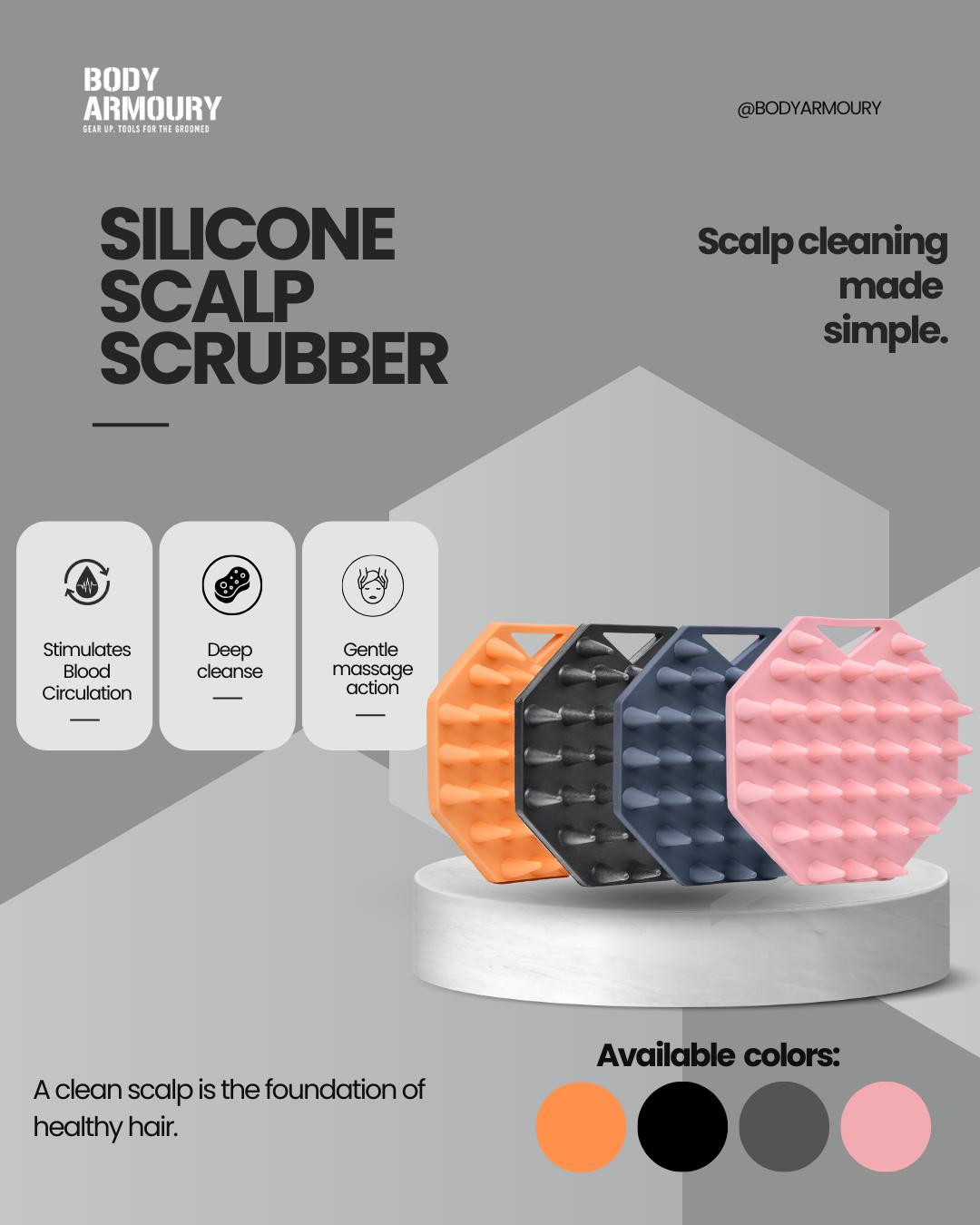 Body Armoury Scalp Scrubbers