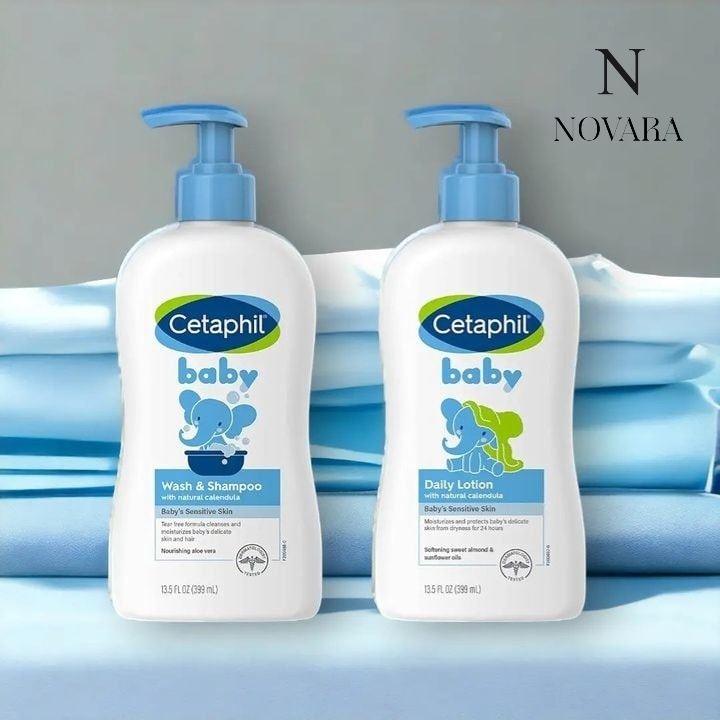 Cetaphil Baby Soothing Wash and Daily Lotion