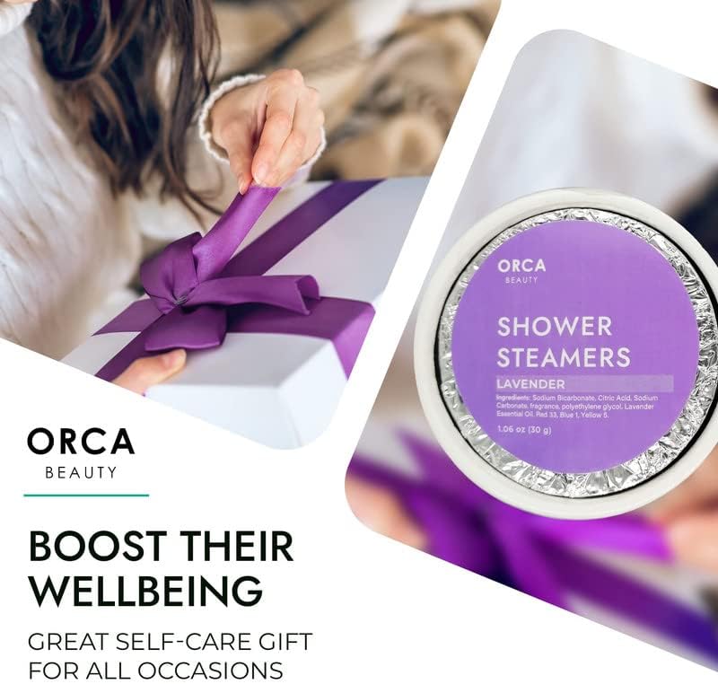 Shower Steamers Aromatherapy - Relaxation Gifts for Women, Unique Spa Gifts (Variety Pack Scent 8PC)