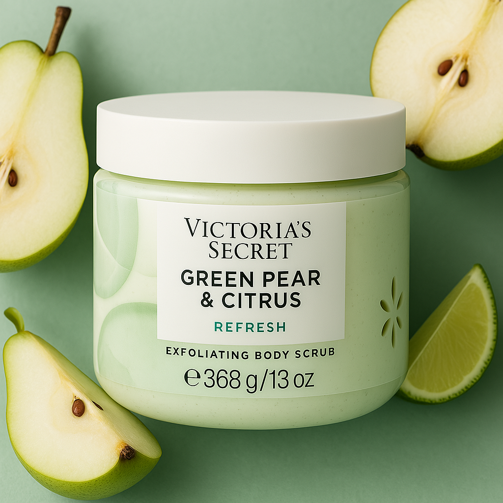Green Pear & Citrus Exfoliating Body Scrub -386g
