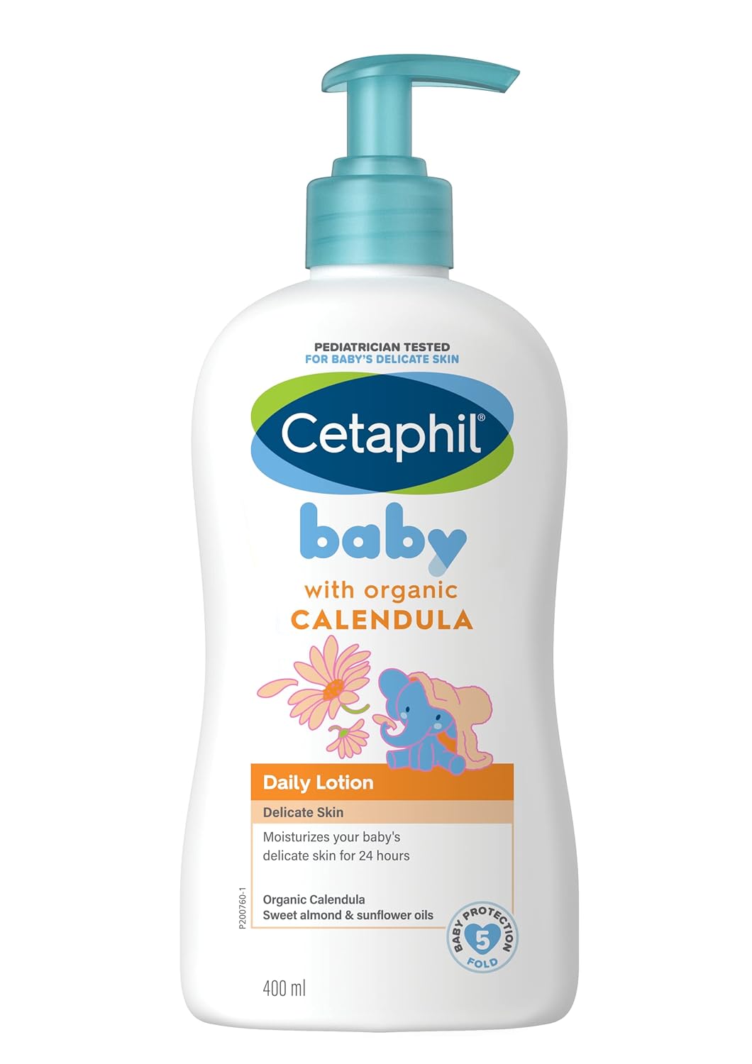Cetaphil Baby Daily Lotion with Organic Calendula |Vitamin E | Sweet Almond & Sunflower Oils