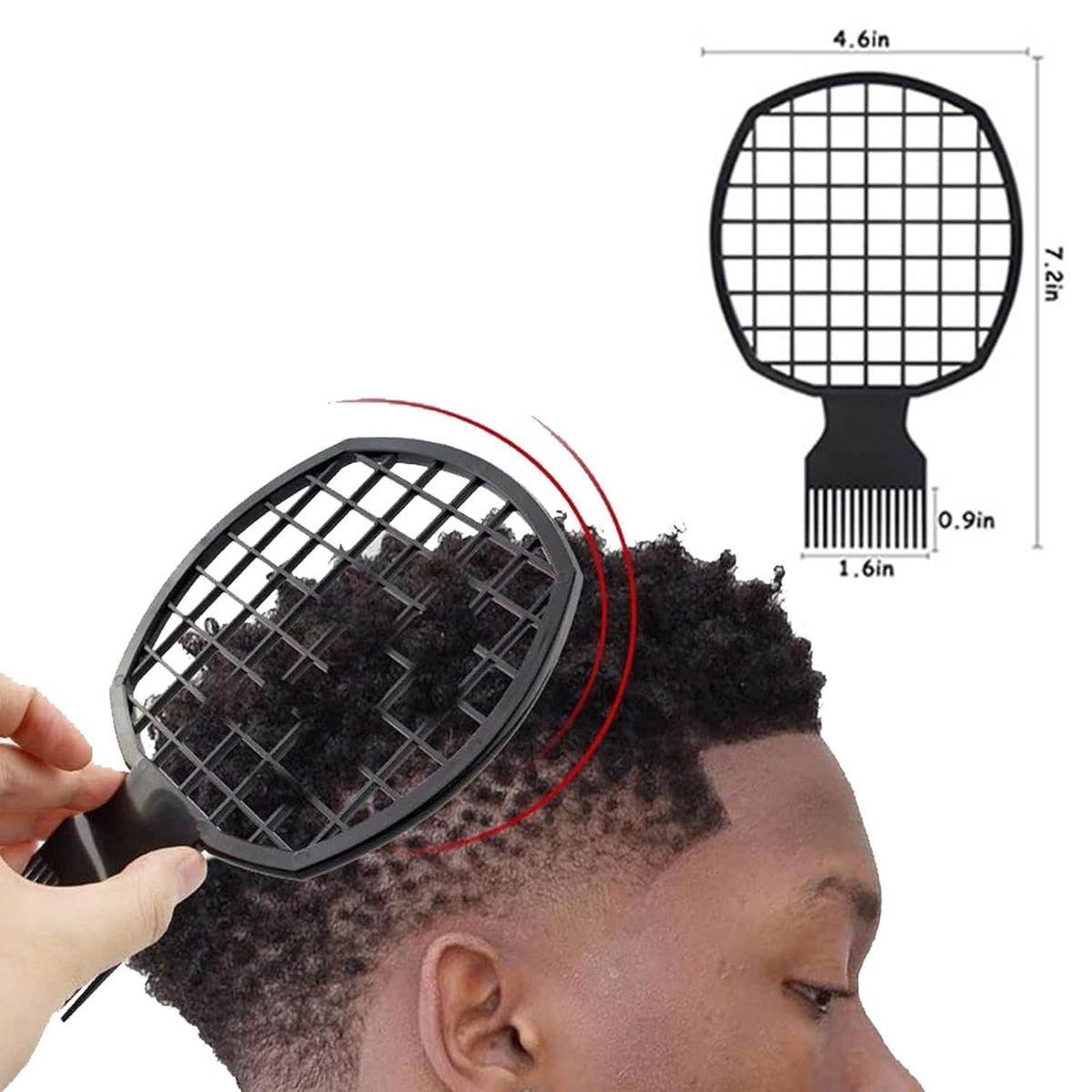 Hair Racket – Curl-Defining Comb Tool