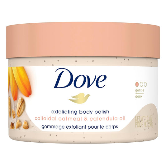 Dove Exfoliating Body Polish Scrub with Oatmeal & Calendula Oil