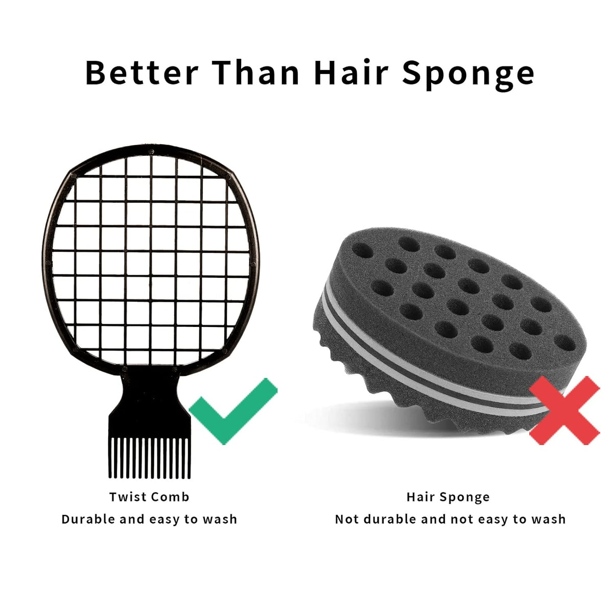 Hair Racket – Curl-Defining Comb Tool