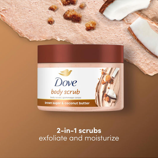 Dove Exfoliating Body Polish Scrub with Brown Sugar & Coconut Butter