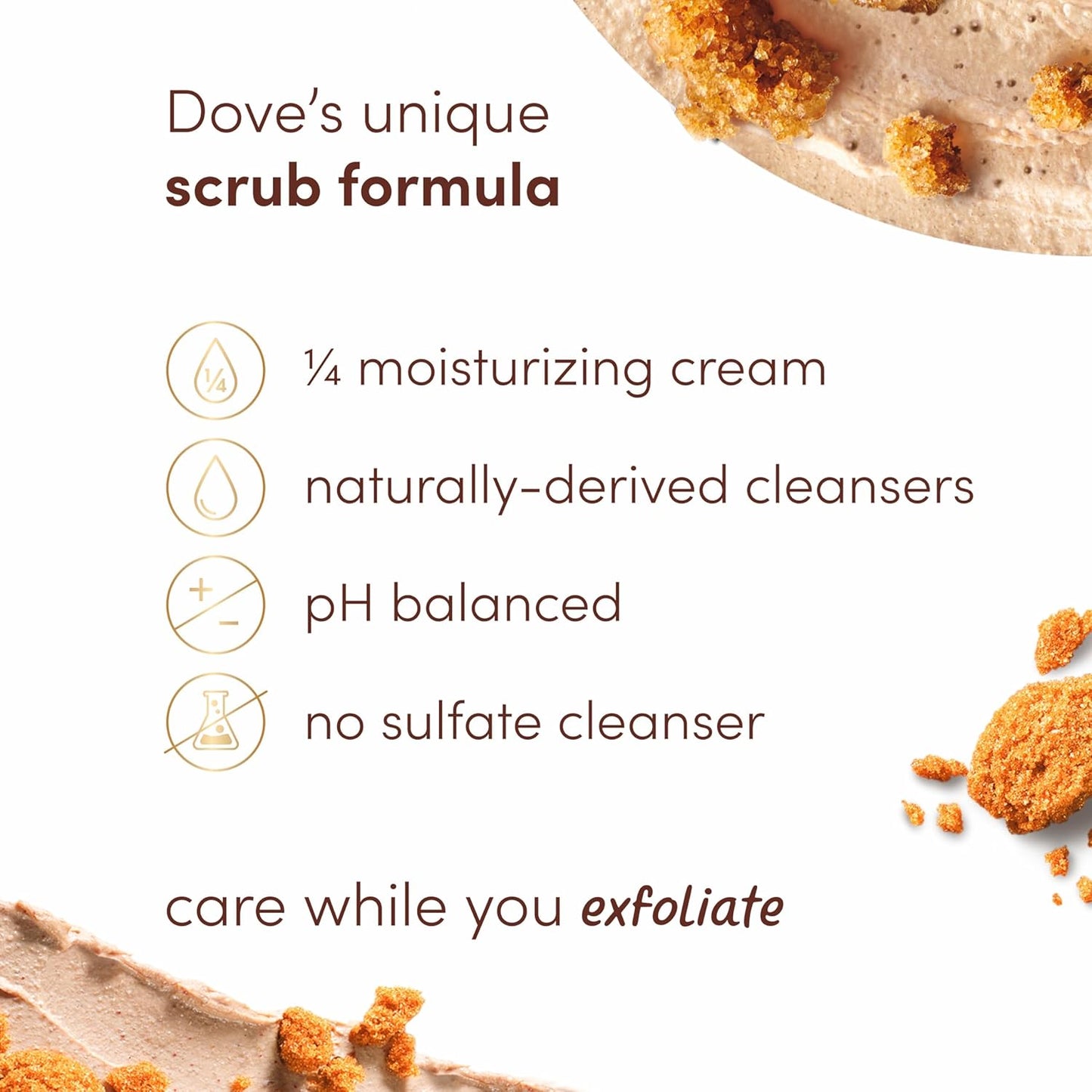 Dove Exfoliating Body Polish Scrub with Brown Sugar & Coconut Butter