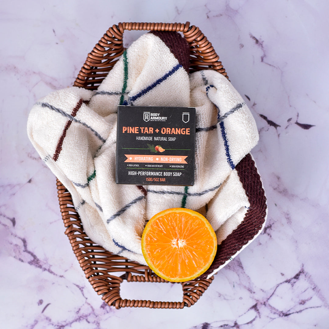 Body Armoury Pine Tar + Orange Body Soap