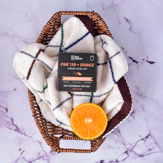 Body Armoury Pine Tar + Orange Body Soap