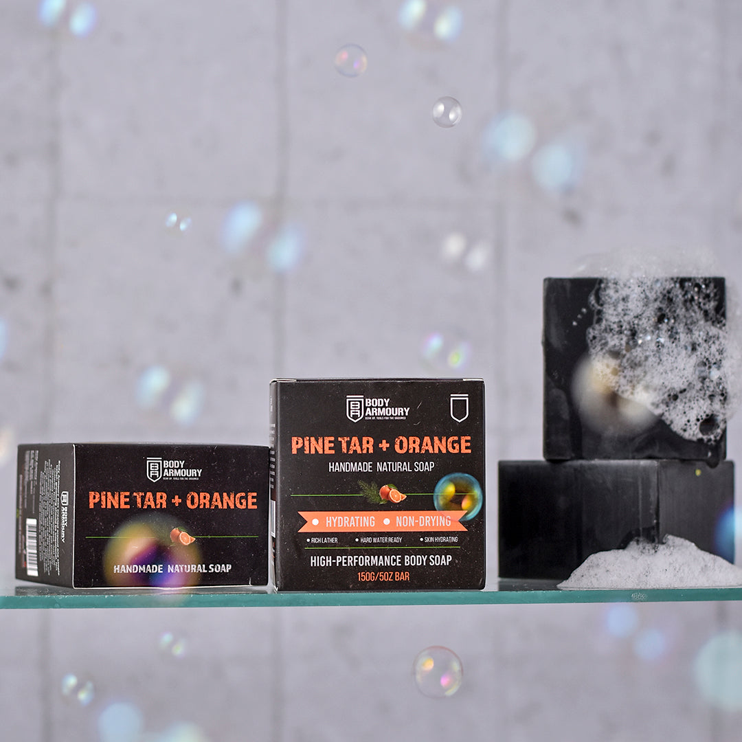 Body Armoury Pine Tar + Orange Body Soap