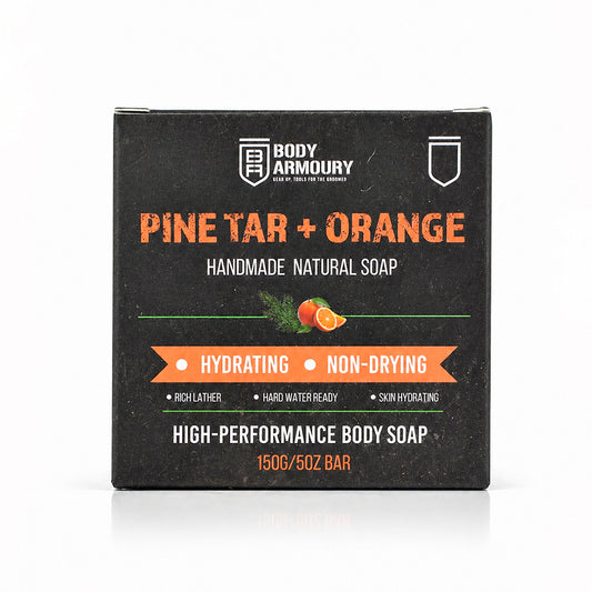 Body Armoury Pine Tar + Orange Body Soap