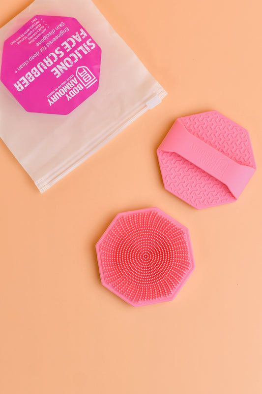Body Armoury Silicone Face scrubber -Pink