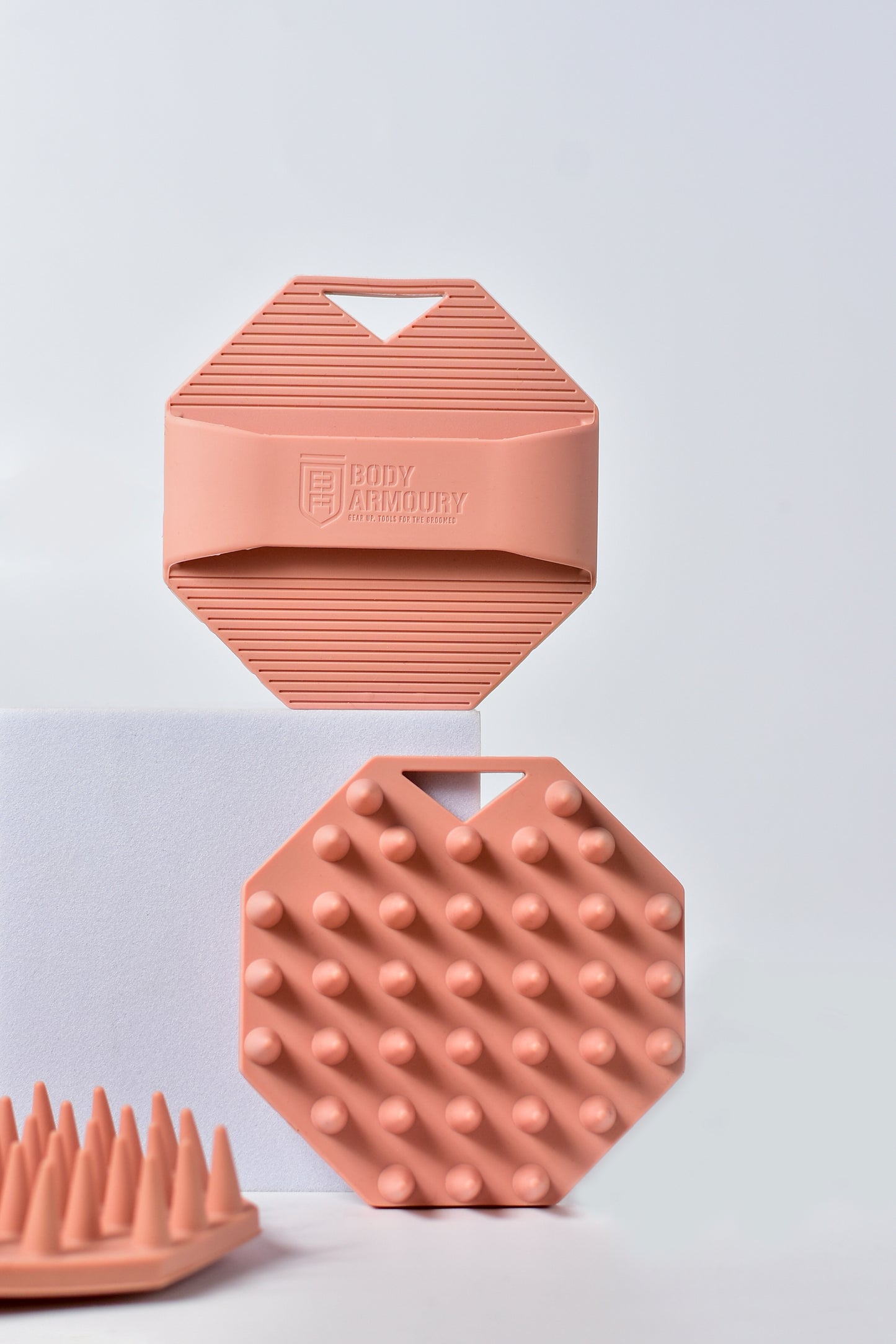 Body Armoury Silicone Scalp Scrubber - Pink